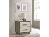 Fenwick Grey Oak/Almond Nightstand - Ornate Home