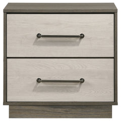 Fenwick Grey Oak/Almond Nightstand - Ornate Home