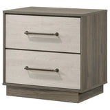 Fenwick Grey Oak/Almond Nightstand - Ornate Home