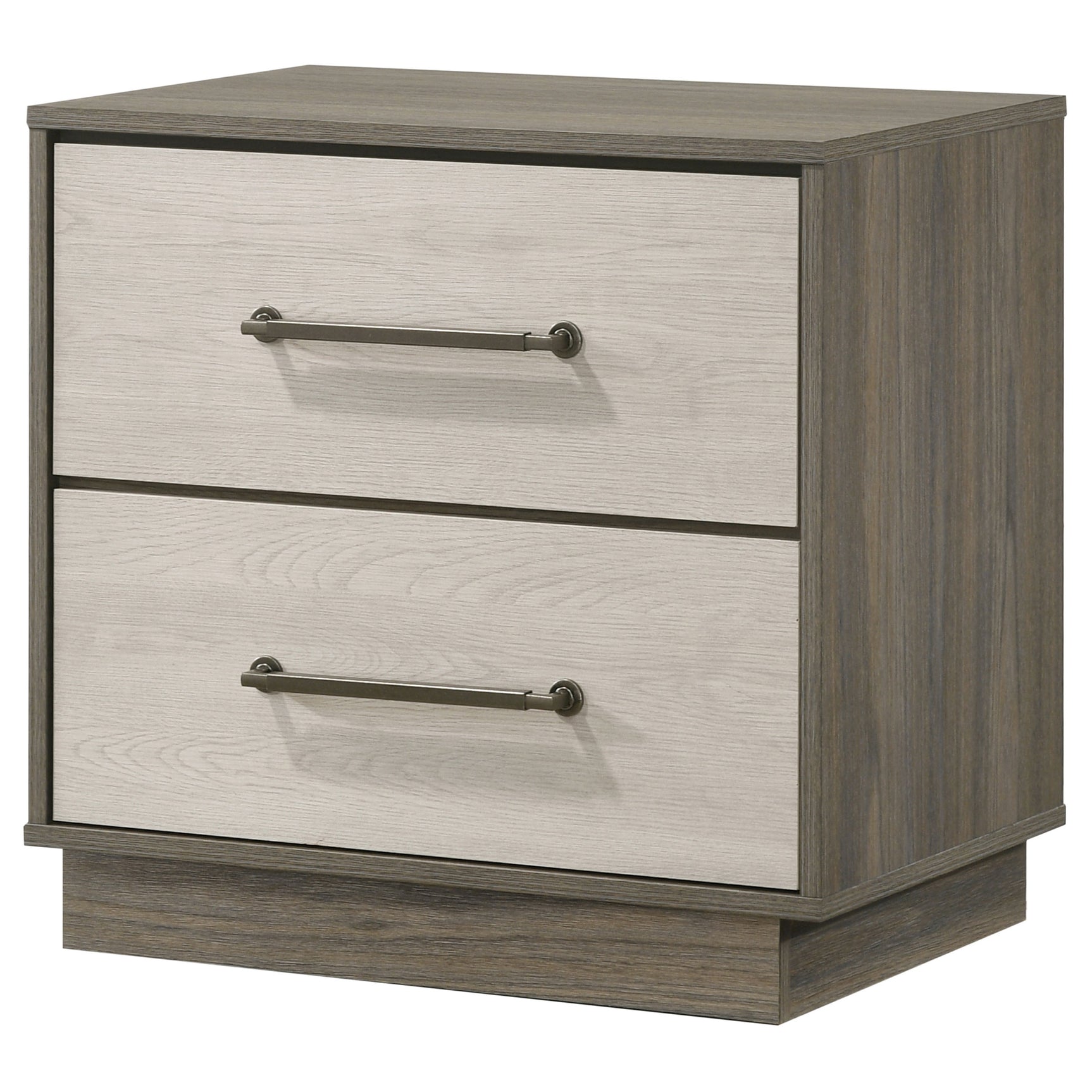Fenwick Grey Oak/Almond Nightstand - Ornate Home