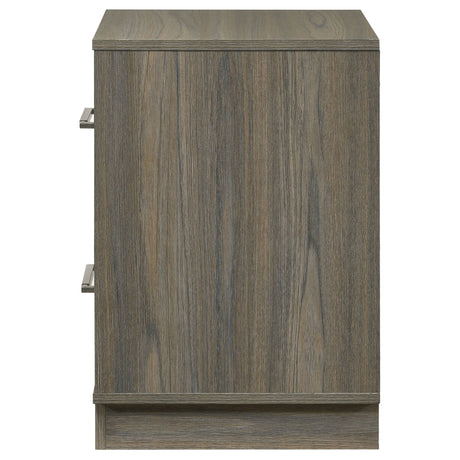Fenwick Grey Oak/Almond Nightstand - Ornate Home