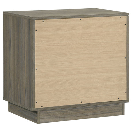 Fenwick Grey Oak/Almond Nightstand - Ornate Home