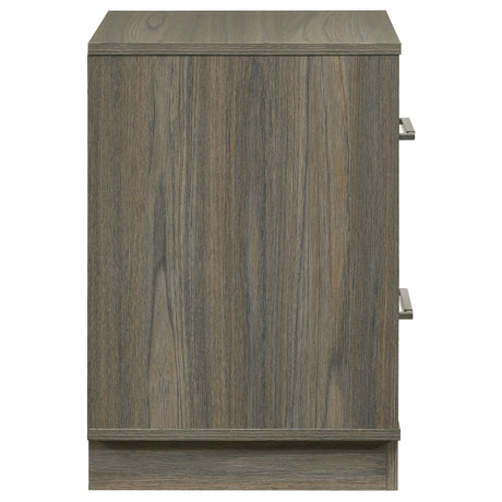 Fenwick Grey Oak/Almond Nightstand - Ornate Home