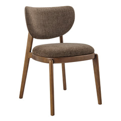 Fenwick Mocha Fabric Dining Chairs (Set of 2) - Ornate Home