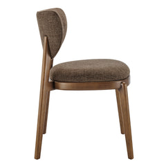 Fenwick Mocha Fabric Dining Chairs (Set of 2) - Ornate Home