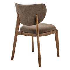 Fenwick Mocha Fabric Dining Chairs (Set of 2) - Ornate Home