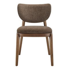 Fenwick Mocha Fabric Dining Chairs (Set of 2) - Ornate Home