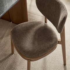 Fenwick Mocha Fabric Dining Chairs (Set of 2) - Ornate Home