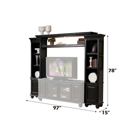 Ferla Black Entertainment Center - Ornate Home