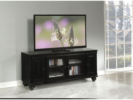 Ferla Black TV Stand - Ornate Home