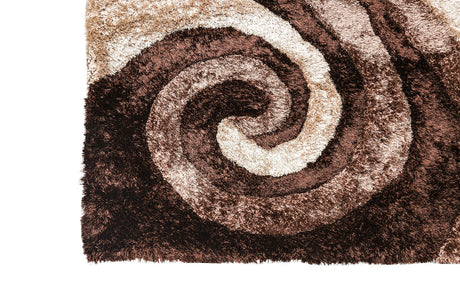 Fermont Brown Beige 5' X 8' Area Rug - Ornate Home