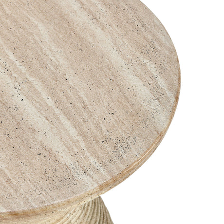 Fern Beige Outdoor Accent Table - Ornate Home