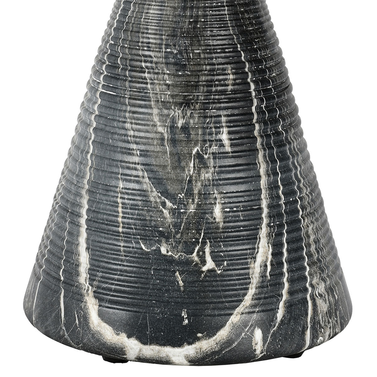 Fern Black Outdoor Accent Table - Ornate Home