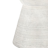 Fern White Outdoor Round Dining Table - Ornate Home