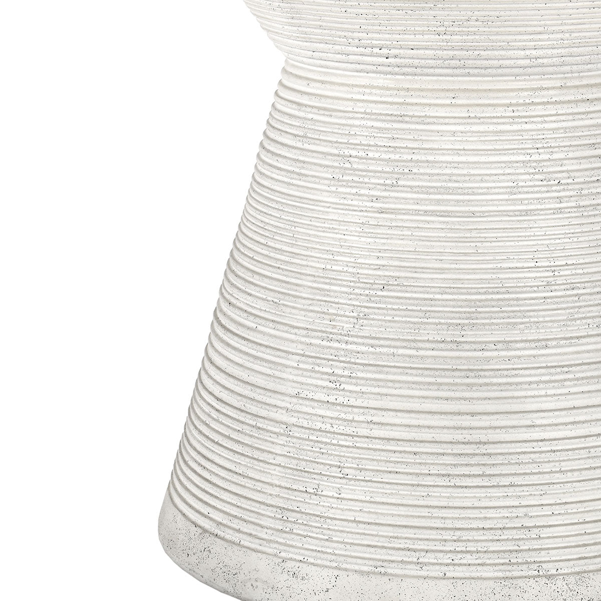 Fern White Outdoor Round Dining Table - Ornate Home