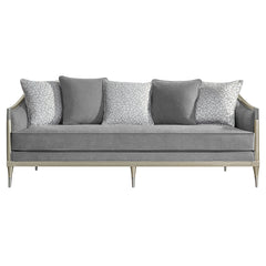 Fernando Gray/Champagne Sofa RAF - Ornate Home