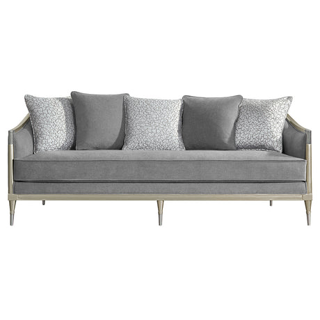 Fernando Gray/Champagne Sofa RAF - Ornate Home