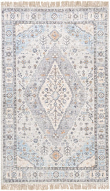 Fernhurst Distressed Beige Viscose&Cotton Rug - Clearance - Ornate Home