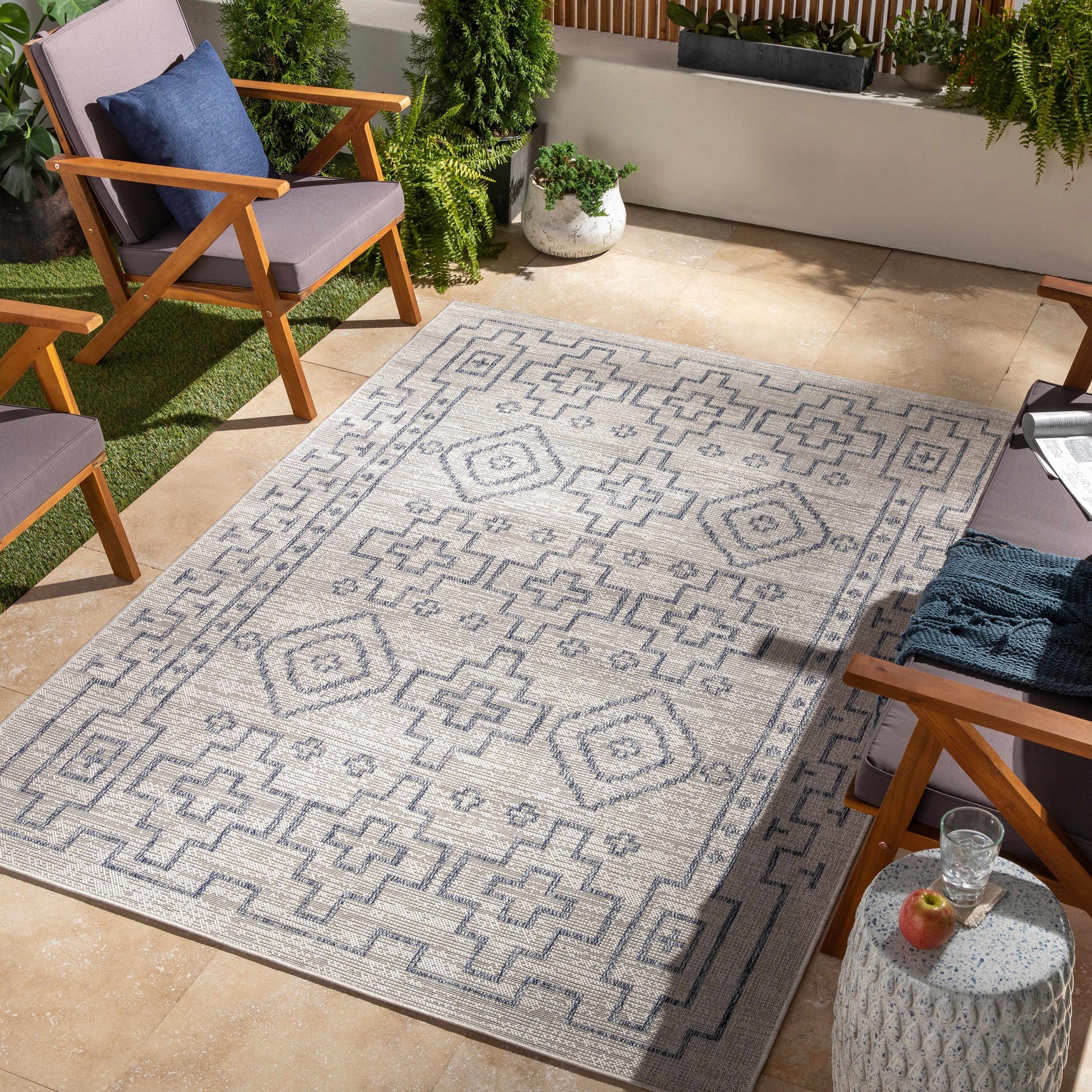 Fernway Indoor & Outdoor Rug - Clearance - Ornate Home