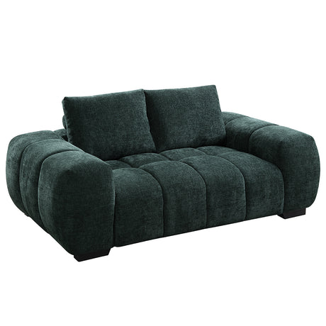 Ferrand Green Loveseat - Ornate Home