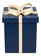 Ferrell Blue Leather Holiday Boxes (Set of 3) - Ornate Home