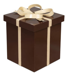 Ferrell Brown Leather Holiday Boxes (Set of 3) - Ornate Home