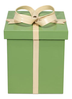 Ferrell Green Leather Holiday Boxes (Set of 3) - Ornate Home