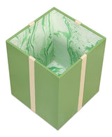 Ferrell Green Leather Holiday Boxes (Set of 3) - Ornate Home