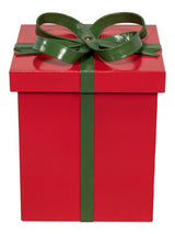 Ferrell Red Leather Holiday Boxes (Set of 3) - Ornate Home