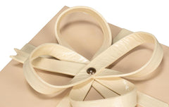Ferrell Tan Leather Holiday Boxes (Set of 3) - Ornate Home