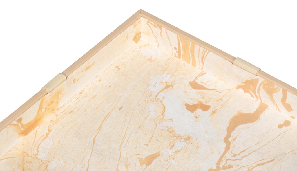 Ferrell Tan Leather Holiday Boxes (Set of 3) - Ornate Home