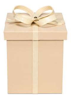 Ferrell Tan Leather Holiday Boxes (Set of 3) - Ornate Home