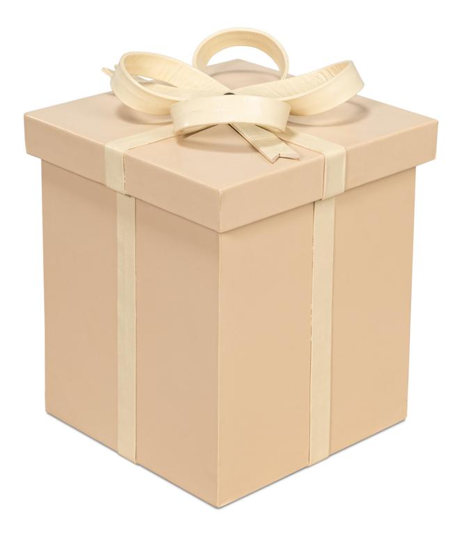 Ferrell Tan Leather Holiday Boxes (Set of 3) - Ornate Home