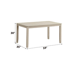 Ferris Antique Gray Dining Table - Ornate Home