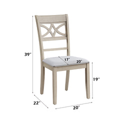 Ferris Antique Gray Side Chair (Set of 2) - Ornate Home
