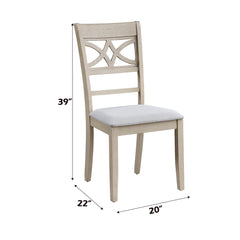 Ferris Antique Gray Side Chair (Set of 2) - Ornate Home