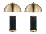 Ferris Black Table Lamp (Set of 2) - Ornate Home