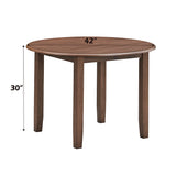 Ferris Brown Round Dining Table - Ornate Home