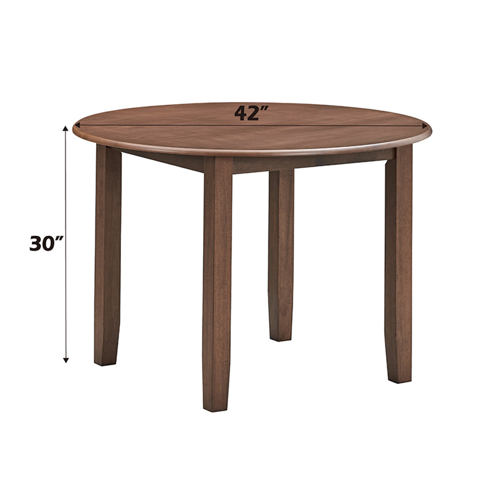 Ferris Brown Round Dining Table - Ornate Home