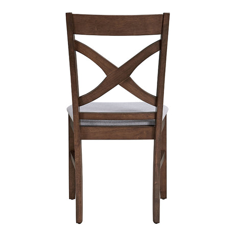 Ferris Brown Side Chair (Set of 2) - Ornate Home