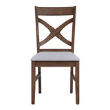 Ferris Brown Side Chair (Set of 2) - Ornate Home