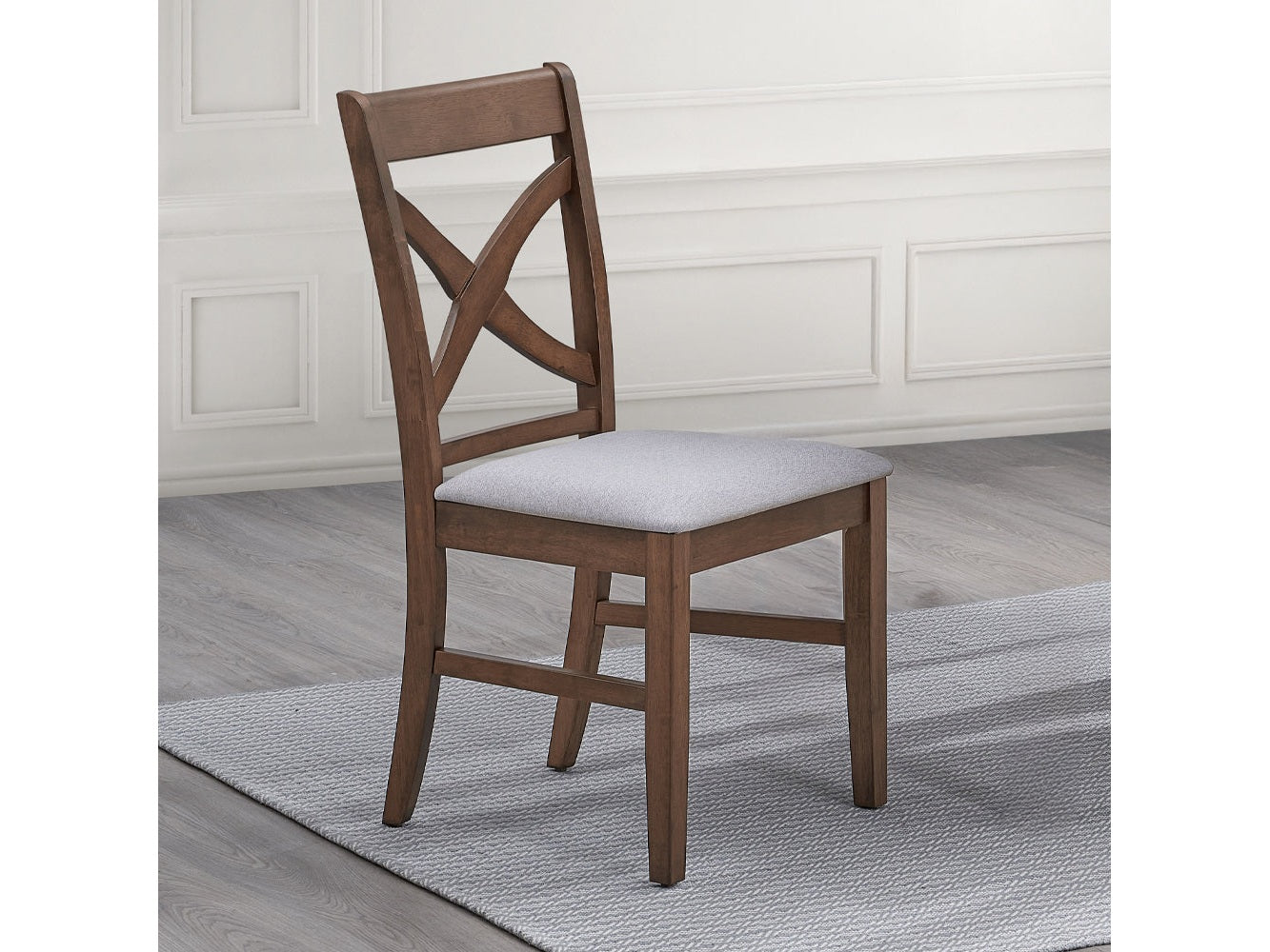 Ferris Brown Side Chair (Set of 2) - Ornate Home