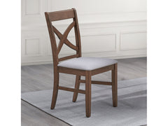 Ferris Brown Side Chair (Set of 2) - Ornate Home