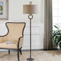 Ferro Bronze/Brown Cast Iron Floor Lamp - Ornate Home