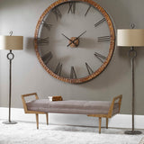 Ferro Bronze/Brown Cast Iron Floor Lamp - Ornate Home