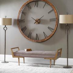 Ferro Bronze/Brown Cast Iron Floor Lamp - Ornate Home