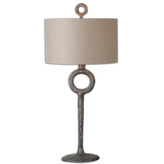 Ferro Bronze/Brown Cast Iron Table Lamp - Ornate Home