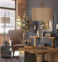Ferro Bronze/Brown Cast Iron Table Lamp - Ornate Home