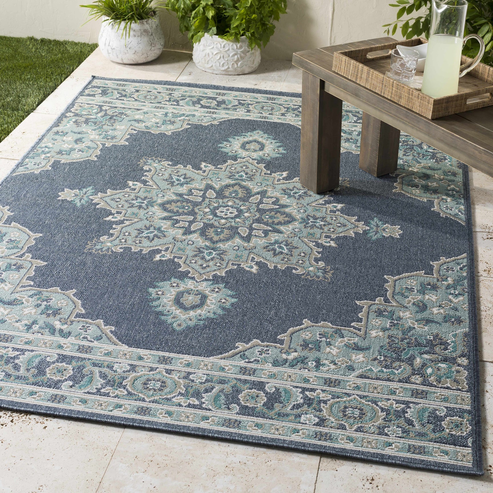 Ferron Outdoor Area Rug - Clearance - Ornate Home