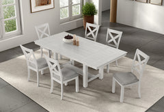 Ferrone Rustic White Oak Side Chair (Set of 2) - Ornate Home